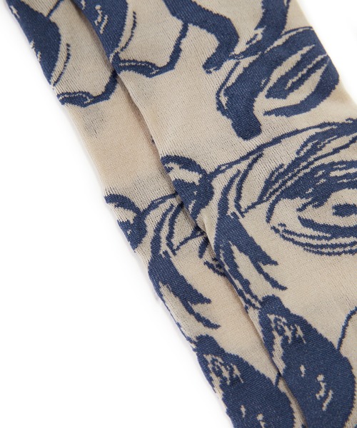 JNBY(ジェーエヌビーワイ)の「Tulip-jacquard Glitter Socks / チューリップソックス(ソックス/靴下・レディース・ベージュ・ONE SIZE)」の4枚目の写真