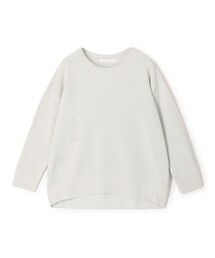 プレーンコットン クルーネックプルオーバー（ニット/セーター