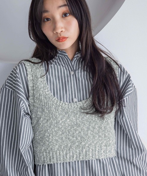 LOWRYS FARM - ローリーズファーム　ニットビスチェ LOWRYS FARM（ローリーズファーム）の「ニットビスチェ（）」 - WEAR