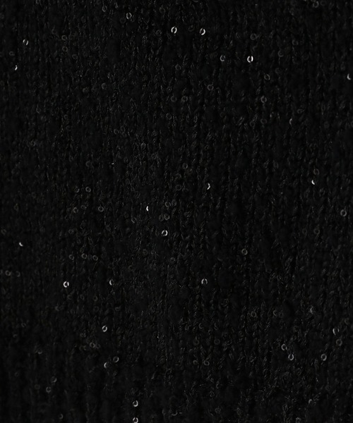 LOWRYS FARM（ローリーズファーム）の「スパンコールビスチェ 284585（ニット/セーター・レディース・ブラック/ベージュ/グレー・FREE）」の16枚目の写真