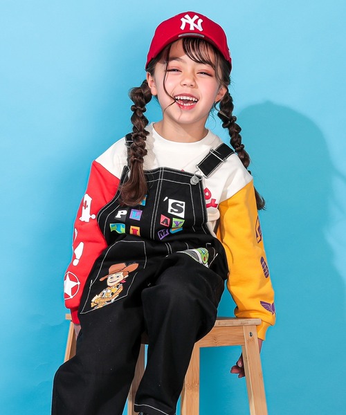 Disney(ディズニー)の「ディズニー トイ・ストーリー サロペット 0228K(サロペット/オーバーオール・キッズ・ブラック・90cm/100cm/110cm/120cm/130cm/140cm)」の6枚目の写真