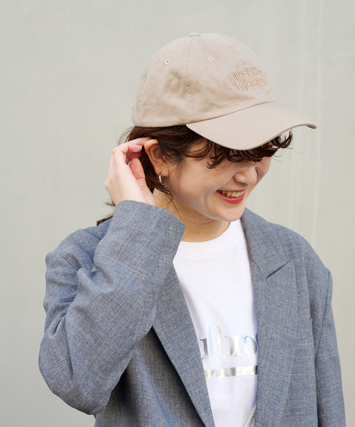 OUTDOOR PRODUCTS(アウトドアプロダクツ)の「ART MEETS CAP COTTON(キャップ・レディース・オレンジ/グレー/ベージュ・FREE)」の3枚目の写真
