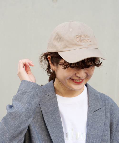OUTDOOR PRODUCTS(アウトドアプロダクツ)の「ART MEETS CAP COTTON(キャップ・レディース・オレンジ/グレー/ベージュ・FREE)」の9枚目の写真