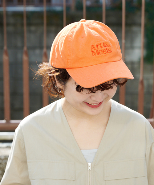 OUTDOOR PRODUCTS(アウトドアプロダクツ)の「ART MEETS CAP COTTON(キャップ・レディース・オレンジ/グレー/ベージュ・FREE)」の11枚目の写真