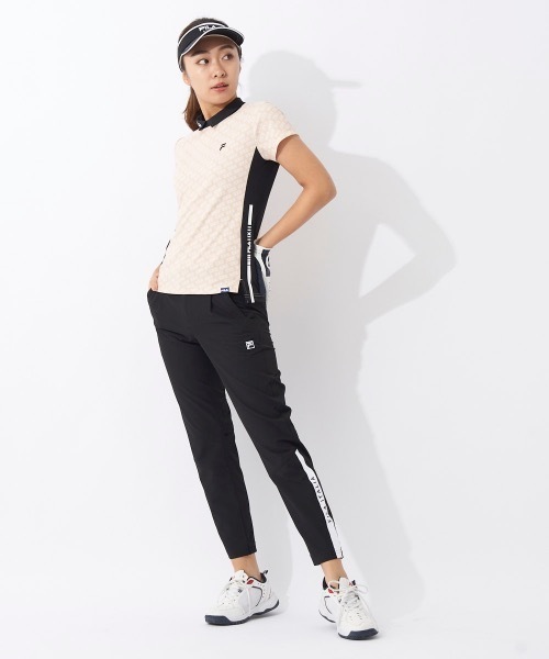 フィラ FILA ゴルフ GOLF モックネック シャツ 吸汗速乾 接触冷感 FILA レディース モックネック シャツ 半袖 ハイネック 吸汗速乾