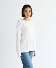 ROXY | BEACH FLEX /ロキシーワンポイントロゴ長袖Tシャツ(Tシャツ/カットソー)