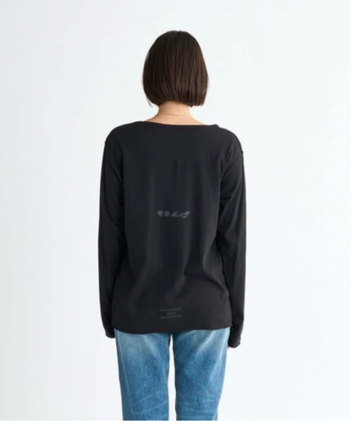 ROXY(ロキシー)の「BEACH FLEX /ロキシーワンポイントロゴ長袖Tシャツ(Tシャツ/カットソー・レディース・ブルー/ブラック/ピンク/ホワイト/イエロー・SMALL/MEDIUM/LARGE)」の11枚目の写真