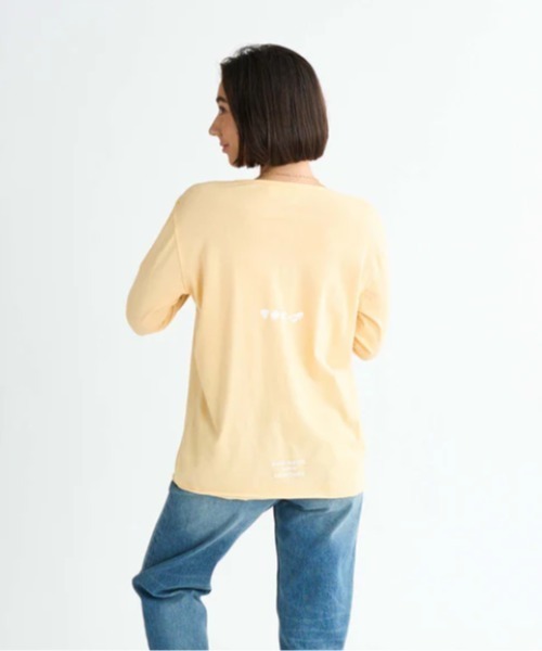ROXY(ロキシー)の「BEACH FLEX /ロキシーワンポイントロゴ長袖Tシャツ(Tシャツ/カットソー・レディース・ブルー/ブラック/ピンク/ホワイト/イエロー・SMALL/MEDIUM/LARGE)」の21枚目の写真