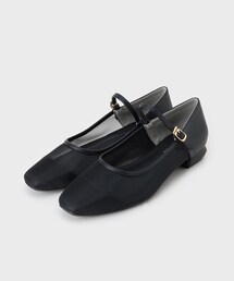 OPAQUE.CLIP | 【抗菌防臭加工／長さ調整可能】チュールコンビシアーメリージェーン(パンプス)