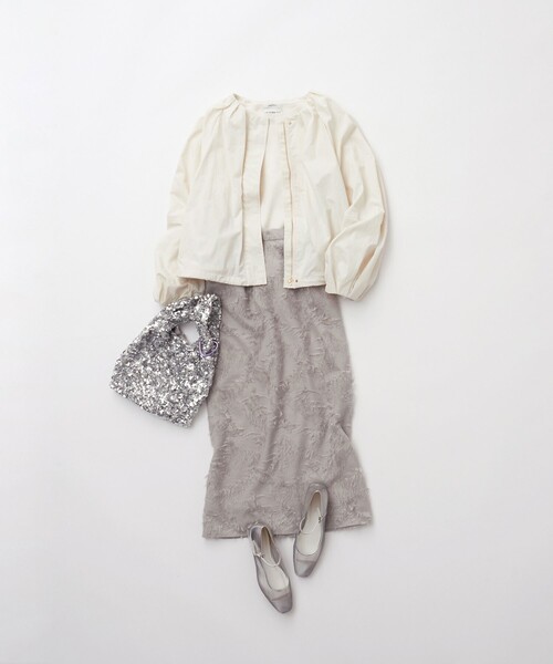 OPAQUE.CLIP（オペークドットクリップ）の「【抗菌防臭加工／長さ調整可能】チュールコンビシアーメリージェーン（パンプス・レディース・ブラック/シルバー・03/02）」の11枚目の写真