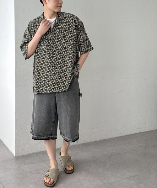 DISCOAT（ディスコート）の「【ユニセックス】デニムハーフパンツ（その他パンツ・レディース・ブラック/サックスブルー・LARGE/MEDIUM）」の11枚目の写真