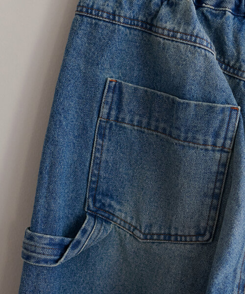 DISCOAT（ディスコート）の「【ユニセックス】デニムハーフパンツ（その他パンツ・レディース・ブラック/サックスブルー・LARGE/MEDIUM）」の19枚目の写真