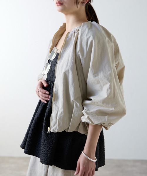 r.（アールドット）の「ギャザーバルーンブルゾン（ブルゾン）」 - WEAR