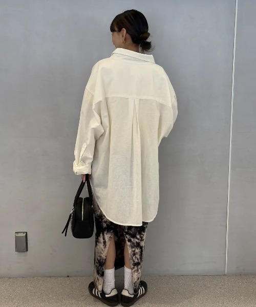 GENE HEAVENS)BAMBOO COTTON BIG SHIRT（シャツ/ブラウス
