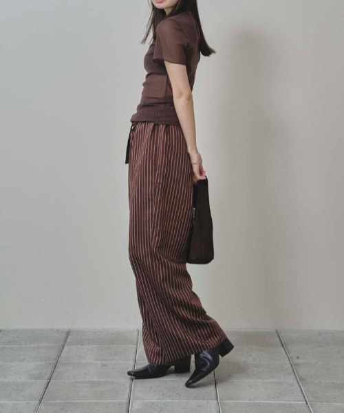 TODAYFUL（トゥデイフル）の「TODAYFUL Stripe Easy Pants ストライプ