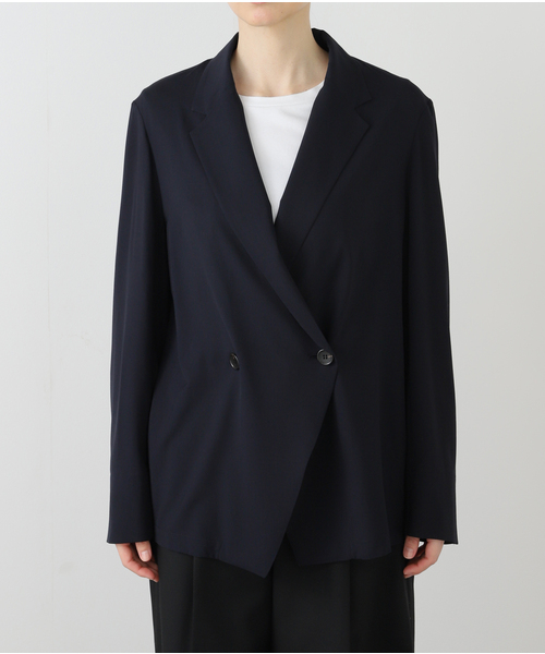 AP STUDIO（エーピーストゥディオ）の「SPWOOLシャツジャケット（テーラードジャケット・レディース・ネイビー・FREE）」の22枚目の写真