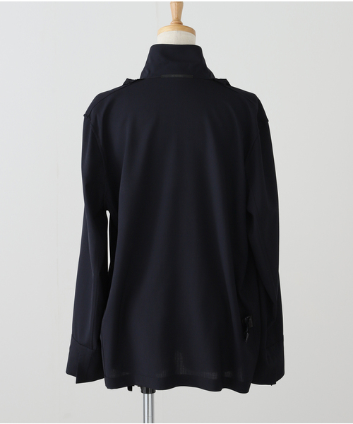 AP STUDIO（エーピーストゥディオ）の「SPWOOLシャツジャケット（テーラードジャケット・レディース・ネイビー・FREE）」の7枚目の写真