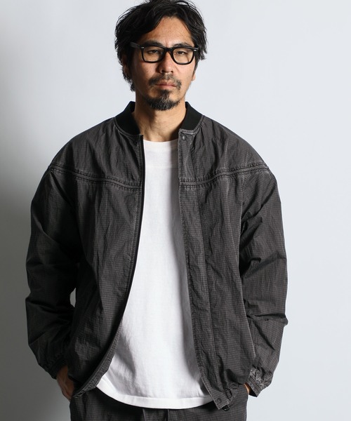 セール】SETUP RIP STOP DERBY JACKET：セットアップ リップストップ