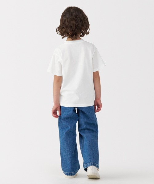 無印良品(ムジルシリョウヒン)の「キッズ 天竺編みクルーネック半袖Tシャツ 無地(Tシャツ/カットソー・キッズ・オフホワイト/ライトグレー/ブラック/マスタード/ネイビー・110/120/130/140/150)」の15枚目の写真