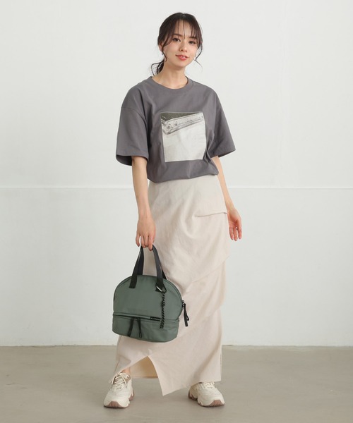 ALTROSE(アルトローズ)の「保冷 保温 ランチ トートバッグ ミニトート ティム(トートバッグ・レディース・ネイビー/グレー/ブラック/カーキ/アイボリー・FREE)」の18枚目の写真