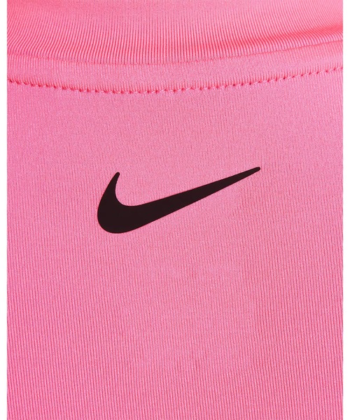 NIKE（ナイキ）の「NIKE/ナイキ ﾊﾞﾌﾞﾙNIKE L/Sﾊｲﾄﾞﾛｶﾞｰﾄﾞ キッズ UVケア ラッシュガード NESSF744（ラッシュガード・キッズ・ブラック/ホワイト/ピンク・130cm/140cm/150cm/160cm）」の16枚目の写真