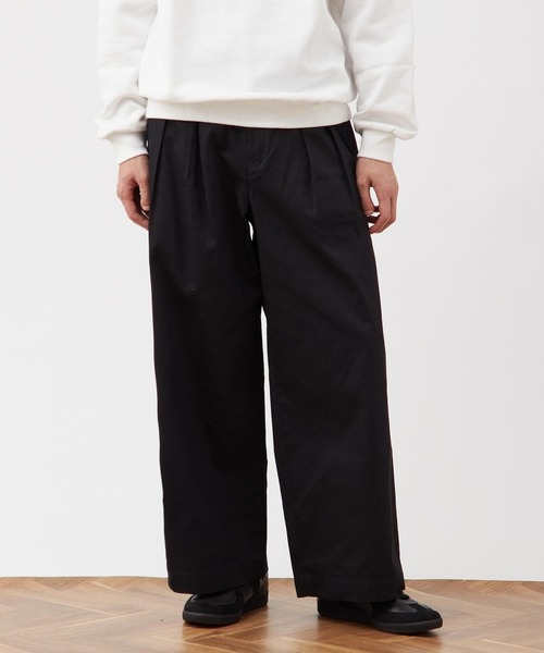 ヤードセール チノパン ツータック 黒 S 希少 ポーランド製　秋冬向 ヤードセール チノパン ツータック 黒 S 希少 ポーランド製 秋冬