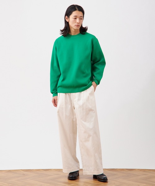 B.C STOCK(ベーセーストック)の「ツータック ワイドストレートチノパンツ / ショート丈・ロング丈対応 【ZOZOTOWN限定アイテム】(チノパンツ・メンズ・ブラック/オフホワイト/ライトカーキ/ベージュ/ダークグレー・XS-Short/XS-Regular/XS-Long/S-Short/S-Regular/S-Long/M-Short/M-Regular/M-Long/L-Short/L-Regular/L-Long/XL-Short/XL-Regular/XL-Long)」の6枚目の写真