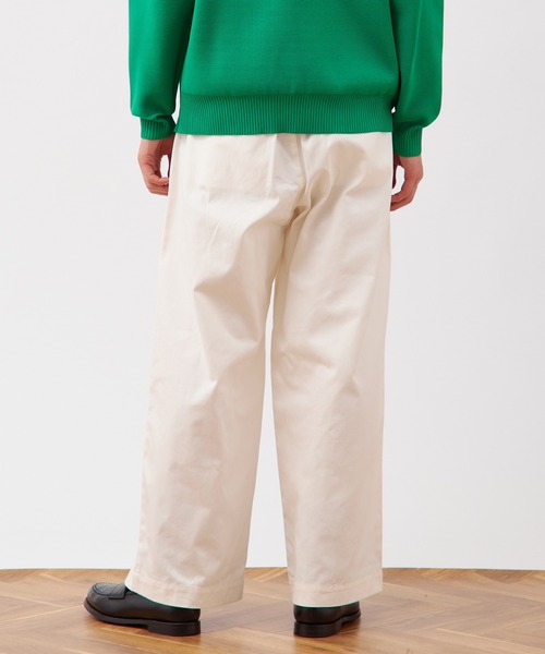 B.C STOCK(ベーセーストック)の「ツータック ワイドストレートチノパンツ / ショート丈・ロング丈対応 【ZOZOTOWN限定アイテム】(チノパンツ・メンズ・ブラック/オフホワイト/ライトカーキ/ベージュ/ダークグレー・XS-Short/XS-Regular/XS-Long/S-Short/S-Regular/S-Long/M-Short/M-Regular/M-Long/L-Short/L-Regular/L-Long/XL-Short/XL-Regular/XL-Long)」の9枚目の写真