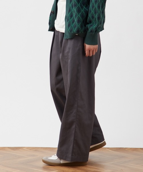 B.C STOCK(ベーセーストック)の「ツータック ワイドストレートチノパンツ / ショート丈・ロング丈対応 【ZOZOTOWN限定アイテム】(チノパンツ・メンズ・ブラック/オフホワイト/ライトカーキ/ベージュ/ダークグレー・XS-Short/XS-Regular/XS-Long/S-Short/S-Regular/S-Long/M-Short/M-Regular/M-Long/L-Short/L-Regular/L-Long/XL-Short/XL-Regular/XL-Long)」の16枚目の写真
