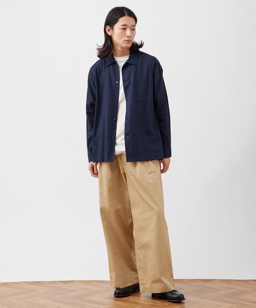 B.C STOCK(ベーセーストック)の「ツータック ワイドストレートチノパンツ / ショート丈・ロング丈対応 【ZOZOTOWN限定アイテム】(チノパンツ・メンズ・ブラック/オフホワイト/ライトカーキ/ベージュ/ダークグレー・XS-Short/XS-Regular/XS-Long/S-Short/S-Regular/S-Long/M-Short/M-Regular/M-Long/L-Short/L-Regular/L-Long/XL-Short/XL-Regular/XL-Long)」の18枚目の写真