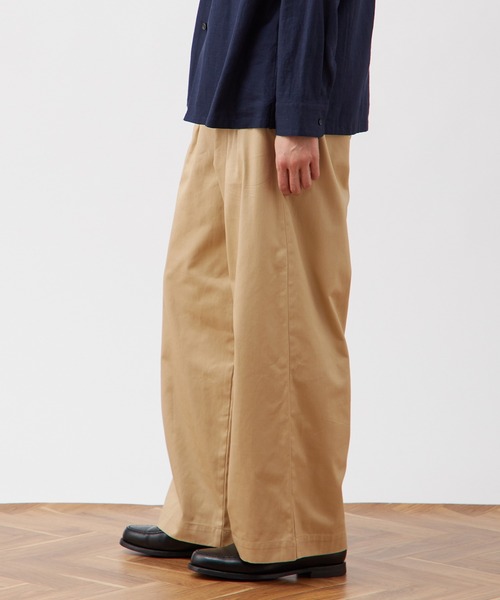 B.C STOCK(ベーセーストック)の「ツータック ワイドストレートチノパンツ / ショート丈・ロング丈対応 【ZOZOTOWN限定アイテム】(チノパンツ・メンズ・ブラック/オフホワイト/ライトカーキ/ベージュ/ダークグレー・XS-Short/XS-Regular/XS-Long/S-Short/S-Regular/S-Long/M-Short/M-Regular/M-Long/L-Short/L-Regular/L-Long/XL-Short/XL-Regular/XL-Long)」の20枚目の写真