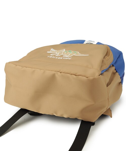 SHOO・LA・RUE（シューラルー）の「バイカラー恐竜リュック（バックパック/リュック・キッズ・キャメル/ブルー系4・00）」の10枚目の写真