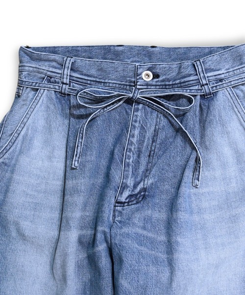 VOAAOV(ヴォアーブ)の「【VOAAOV】 TACK DENIM PANTS (USED)(デニムパンツ・メンズ・ライトブルー・0/1/2)」の7枚目の写真