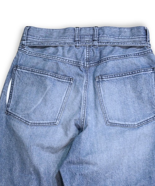 VOAAOV(ヴォアーブ)の「【VOAAOV】 TACK DENIM PANTS (USED)(デニムパンツ・メンズ・ライトブルー・0/1/2)」の10枚目の写真