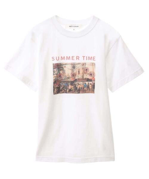 LOGEMENT DE CLAIRE(ロジュモンドクレール)の「【ANGE IN DISGUISE/アンジ イン ディスガイズ】Tシャツ(Tシャツ/カットソー・レディース・ホワイト系その他2/杢グレー/グレー/チャコールグレー/ホワイト系その他/トップグレー・FREE)」の3枚目の写真