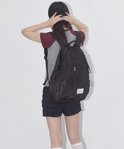 【FANCY CLUB】ドット柄 リュックサック バックパック☆人気☆ FANCY CLUB】DOT ROUND BACKPACK / 【ファンシークラブ】ドット