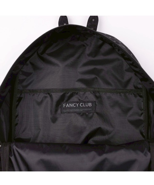 韓国女子 人気 [NASTY FANCY CLUB] DOT ROUND BACKPACK FANCY CLUB | DOT ROUND BACKPACK (BLACK)