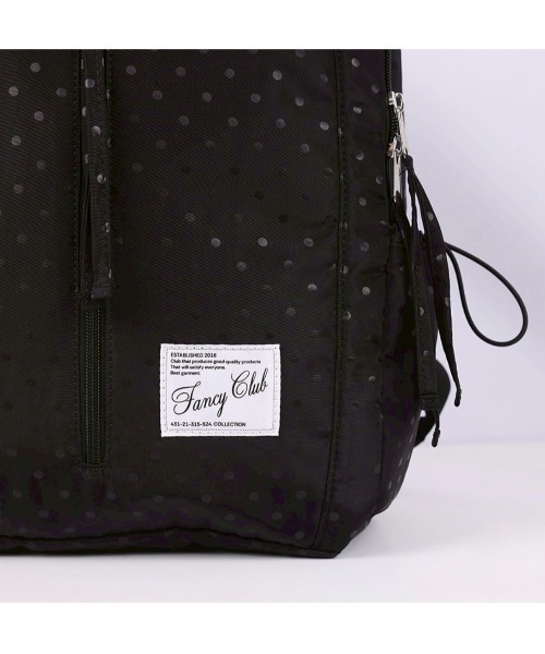 ● FANCY CLUB ● ドット柄 リュックサック バックパック ★25SS FANCY CLUB】DOT ROUND BACKPACK / 【ファンシークラブ】ドット