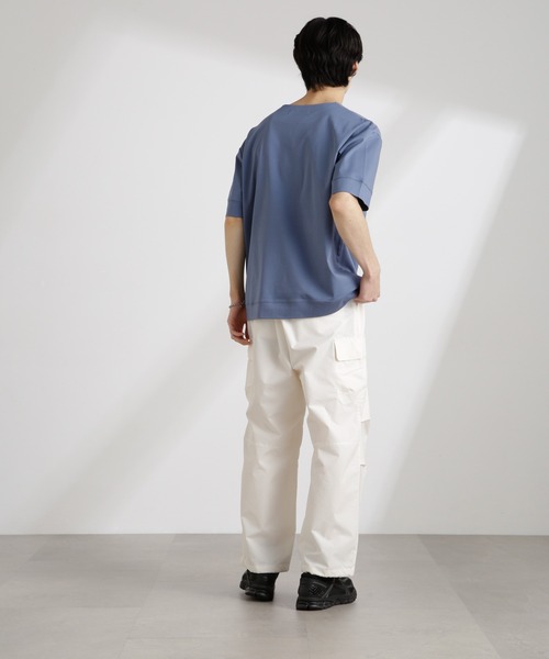 NANO universe（ナノユニバース）の「CNリラックスカーゴパンツ（カーゴパンツ・メンズ・キナリ/ブラック/カーキ・S/M/L）」の9枚目の写真