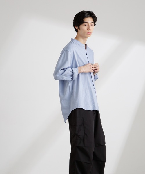 NANO universe（ナノユニバース）の「CNリラックスカーゴパンツ（カーゴパンツ・メンズ・キナリ/ブラック/カーキ・S/M/L）」の12枚目の写真