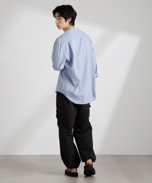 NANO universe（ナノユニバース）の「CNリラックスカーゴパンツ（カーゴパンツ・メンズ・キナリ/ブラック/カーキ・S/M/L）」の15枚目の写真