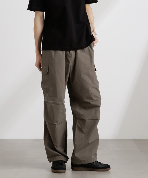 NANO universe（ナノユニバース）の「CNリラックスカーゴパンツ（カーゴパンツ・メンズ・キナリ/ブラック/カーキ・S/M/L）」の17枚目の写真