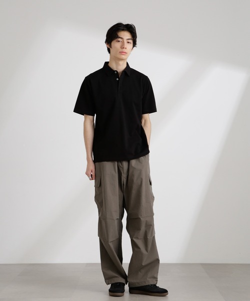 NANO universe（ナノユニバース）の「CNリラックスカーゴパンツ（カーゴパンツ・メンズ・キナリ/ブラック/カーキ・S/M/L）」の18枚目の写真