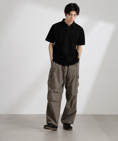NANO universe（ナノユニバース）の「CNリラックスカーゴパンツ（カーゴパンツ・メンズ・キナリ/ブラック/カーキ・S/M/L）」の20枚目の写真