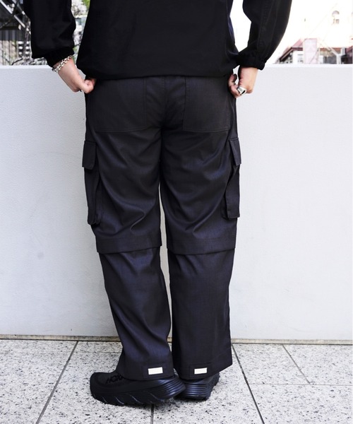 BEAVER（ビーバー）の「B omnivore/ビーオムニボー  TR CARGO PANTS（カーゴパンツ・メンズ・チャコールグレー/ブラック・L/S/M）」の10枚目の写真