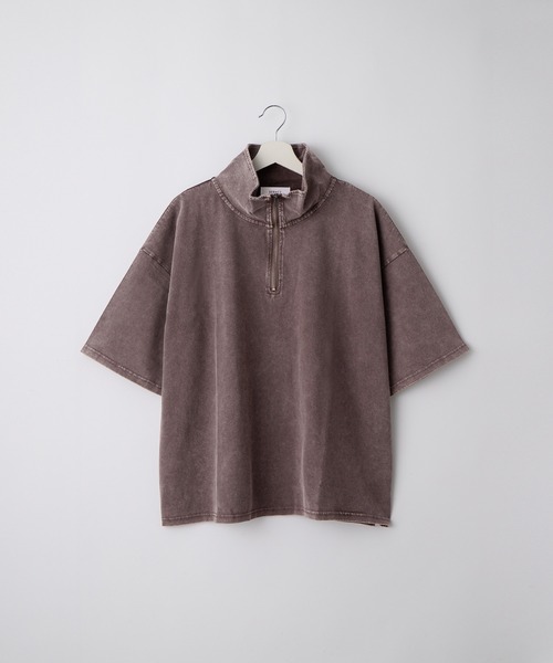 選ぶなら loose design SERACE】Vintage chemical zip half sleeve short ウェア