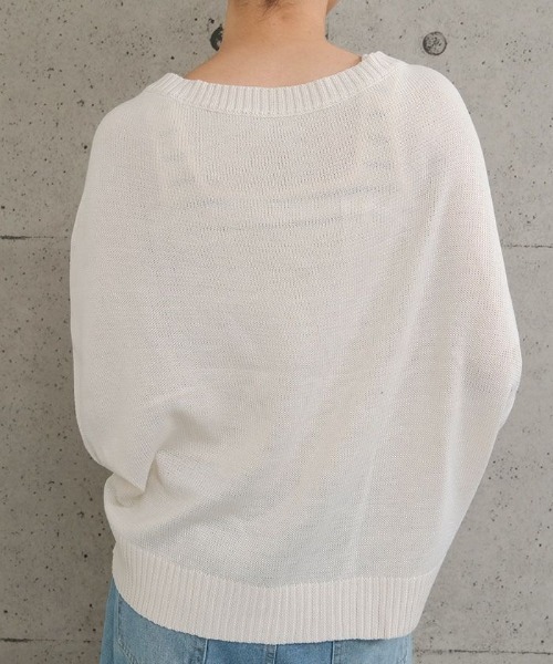 aquagarage（アクアガレージ）の「ダブルジップサマーニットベス（ニット/セーター・レディース・モカ/アイボリー/ブラック・M）」の5枚目の写真