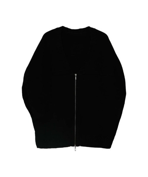 aquagarage（アクアガレージ）の「ダブルジップサマーニットベス（ニット/セーター・レディース・モカ/アイボリー/ブラック・M）」の10枚目の写真