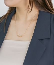 CLETTE（クレット）の「ニュアンスカーブネックレス（ネックレス）」