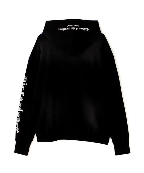 Children of the discordance(チルドレン オブ ザ ディスコ-ダンス)の「Children of the discordance / Second Edition /sunburn hoodie(パーカー・メンズ・カーキ/ブラック・2/3)」の3枚目の写真